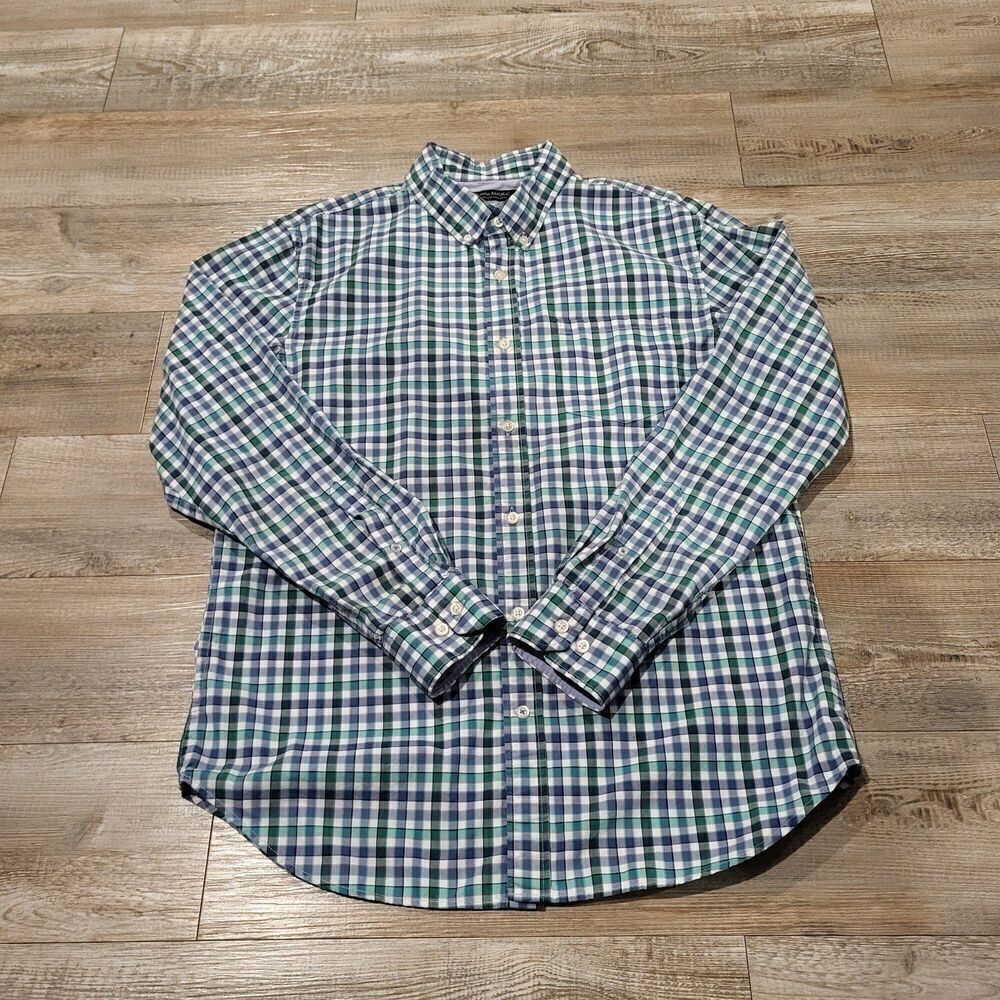 Banana Republic Custom 078 Wash Shirt Grant Fit  Button Up Shirt Mens Size Large